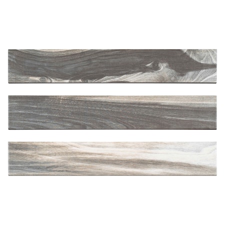 Andova Tiles Nabo 3 in. x 18 in. Porcelain Wood Look Subway Wall and Floor Tile SAM-ANDNAB491